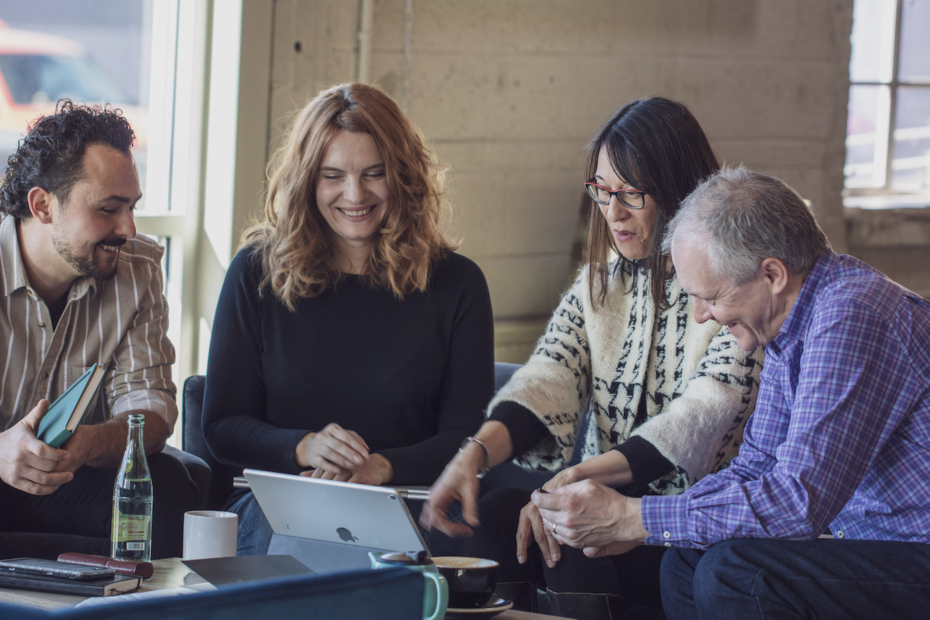 Fishbowl Producers Sterling Cook, Iana Dontcheva, Sheryl, and Co-Writer Donald Rae